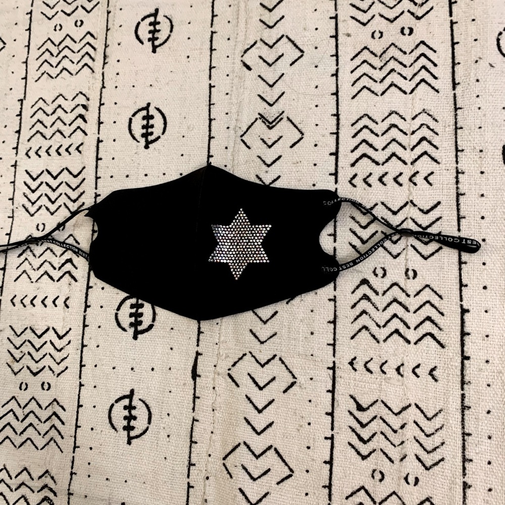 Face Mask With A 6 Pointed Star Of David
